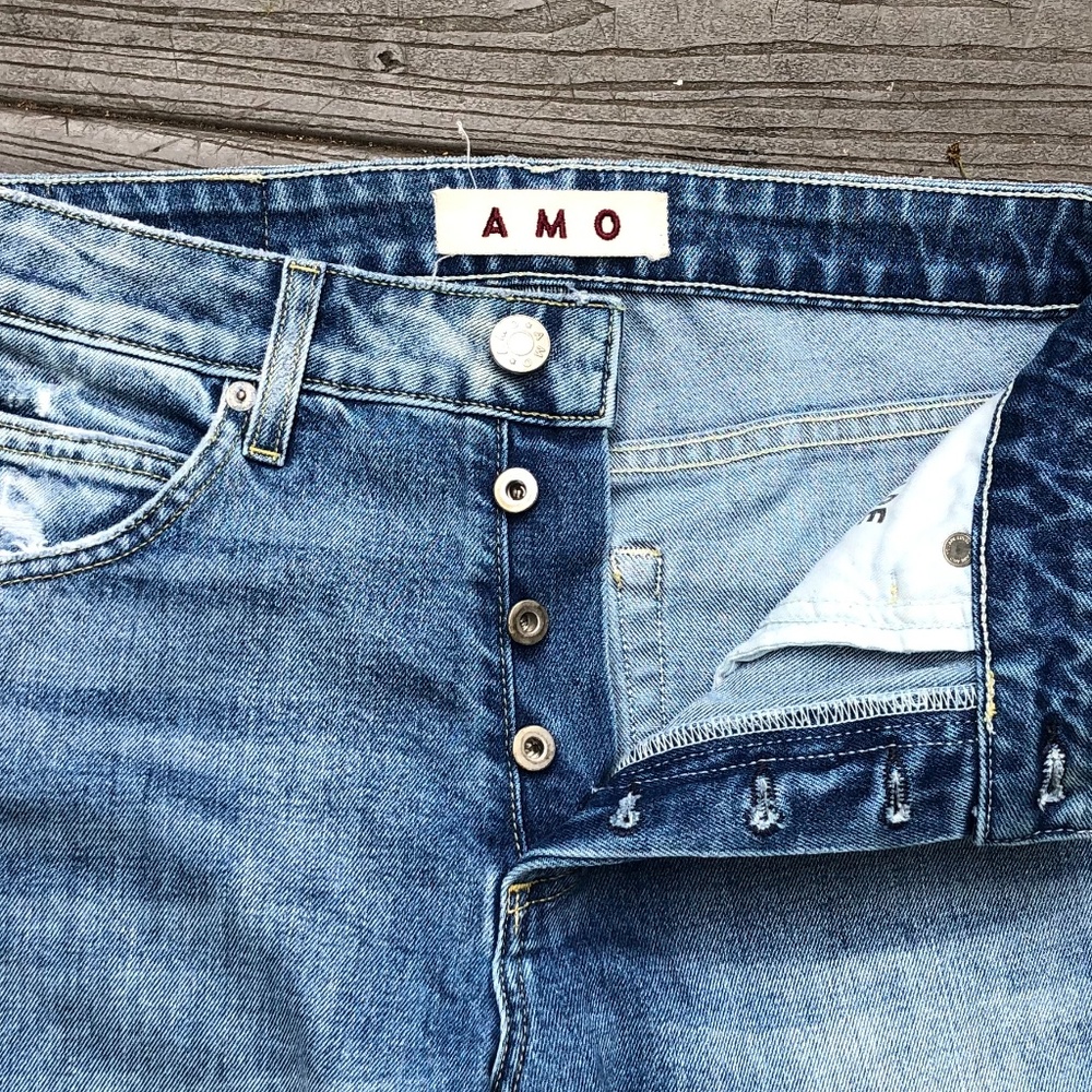 AMO Distressed Lover Jeans - Picture 9 of 9